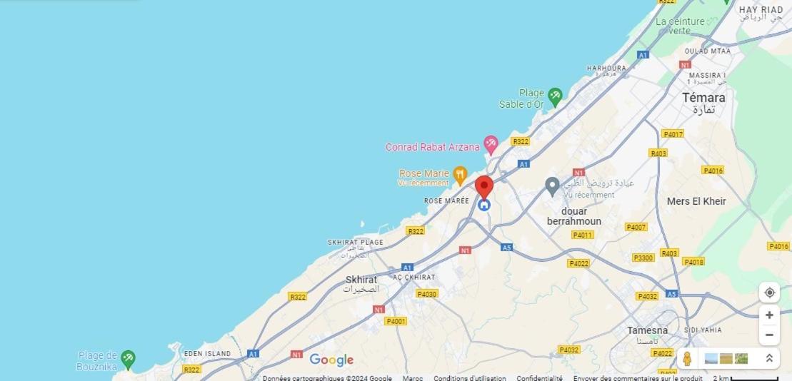 Echappez A La Ville , Appartement Pres De La Nature, Entre Foret Et Plage Juste Pour Les Familles Skhirat Dış mekan fotoğraf